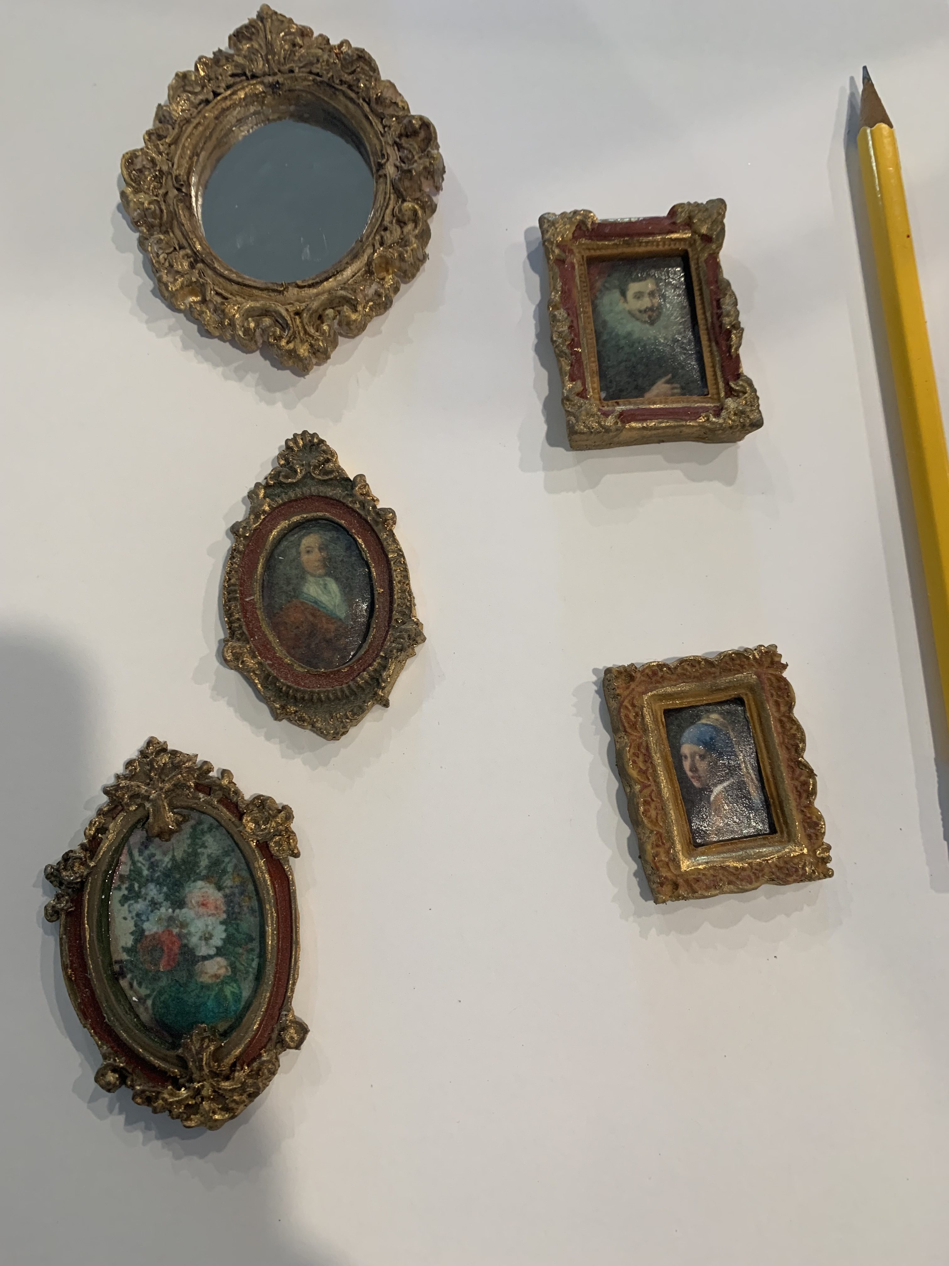 Miniature antique paintings